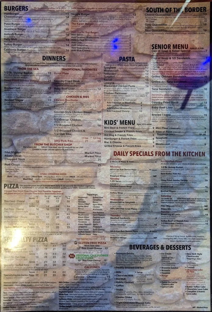 Menu_Anastasias Restaurant - Sports Lounge & Banquet_Antioch, IL_image_old_1