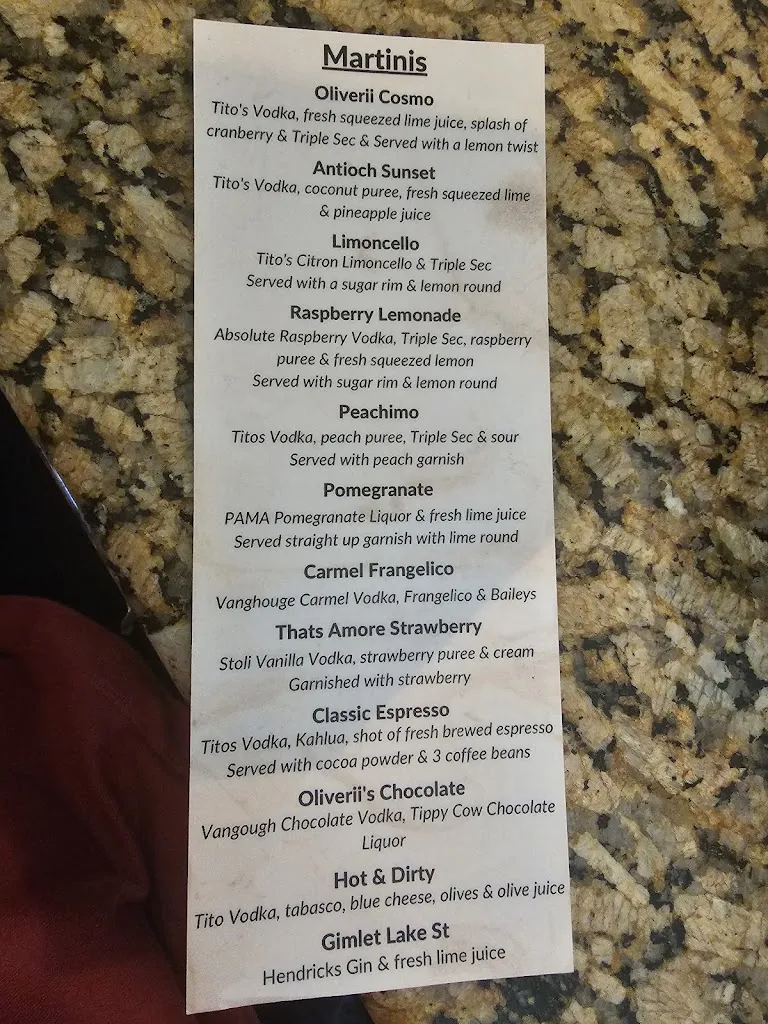 Menu_Oliverii North_Antioch, IL_image_old_2