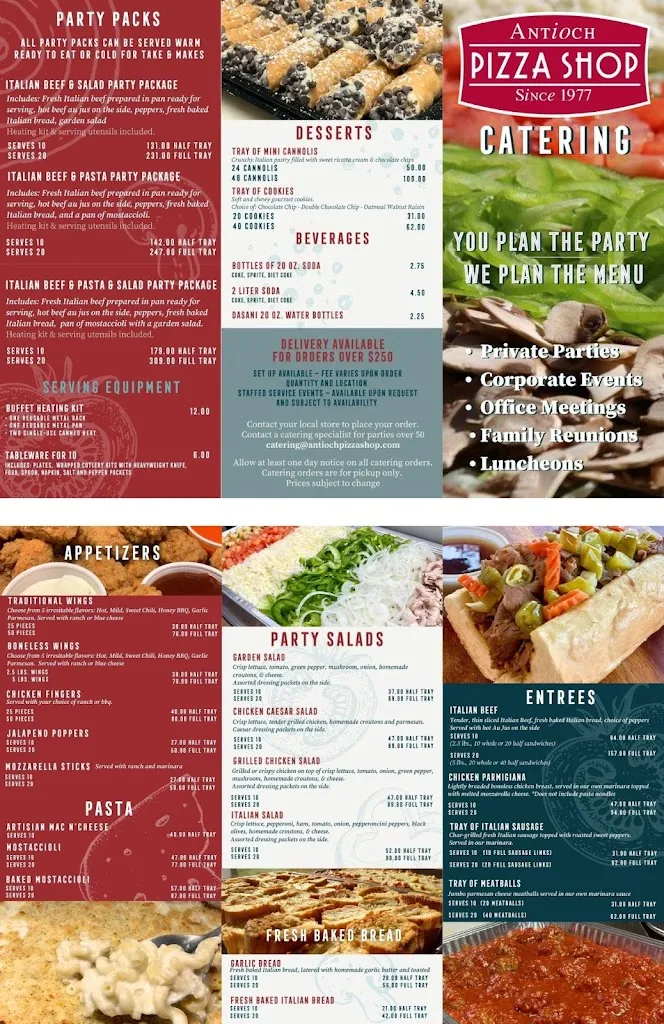 Menu_Antioch Pizza Shop - Antioch IL_Antioch, IL_image_old_1