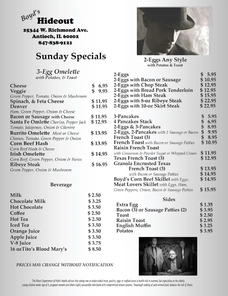 Menu_Max & Boyd's Hideout, Inc_Antioch, IL_image_old_2