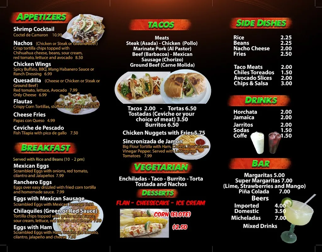 Menu_Super Taco Express #1_Berkeley, IL_image_old_2