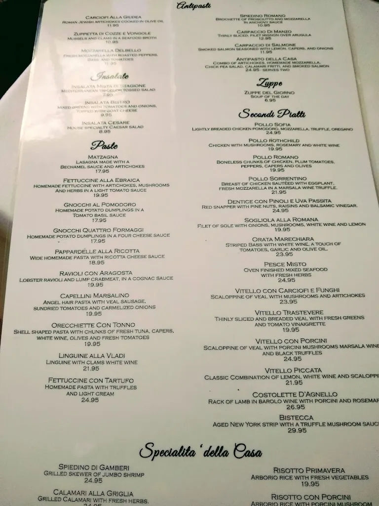 Menu_Tiramisu Cucina Romana_Berwyn, PA_image_old_1