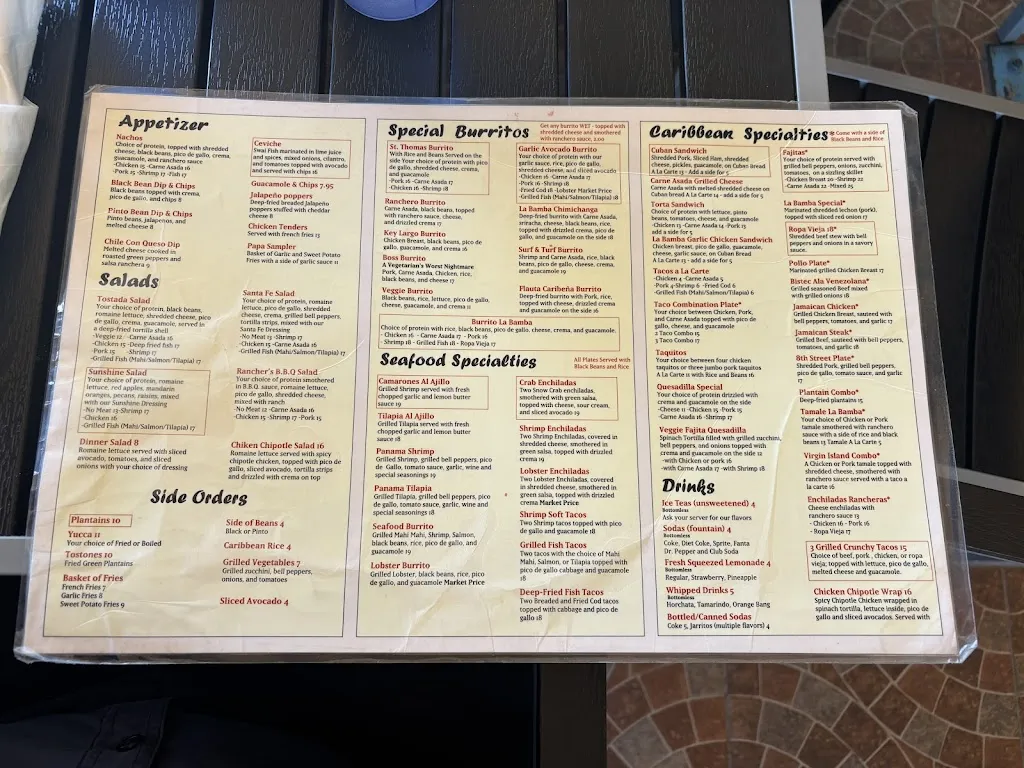 Menu_La Bamba Restaurant_Burbank, CA_image_old_2