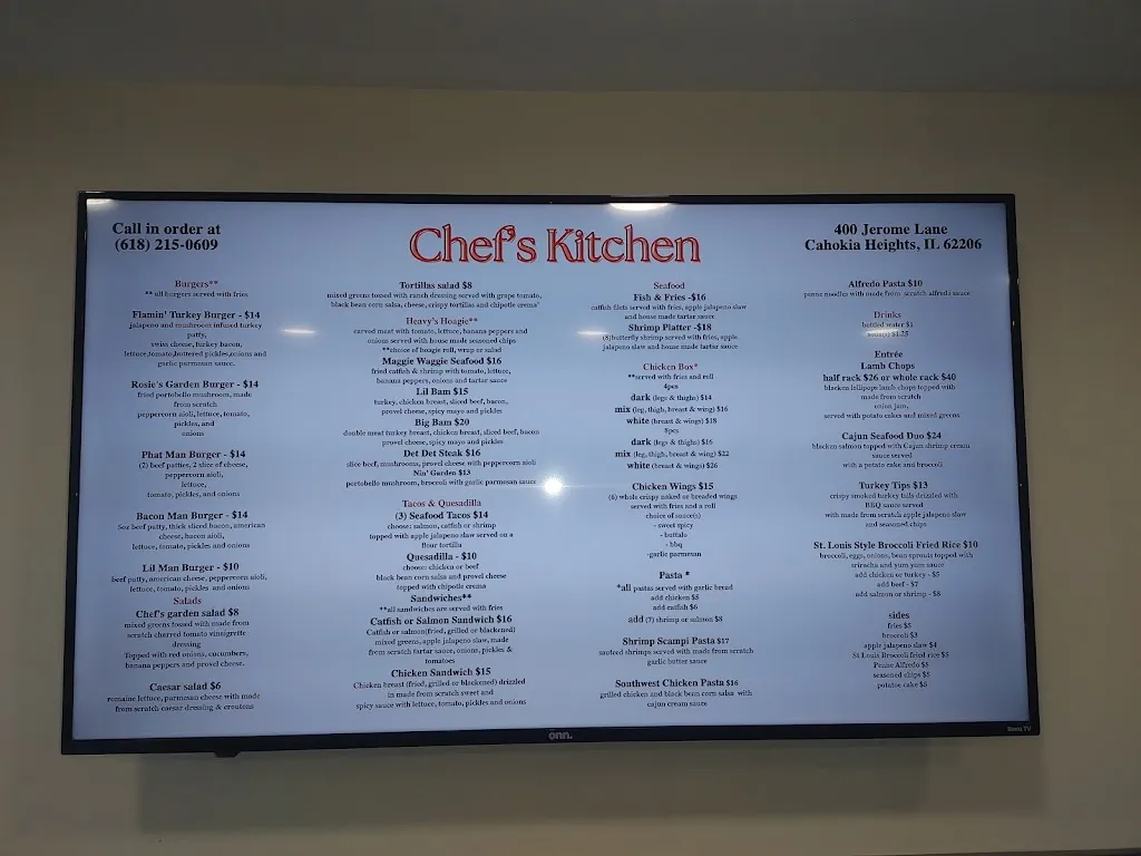 Menu_Chef's Kitchen_Sauget, IL_image_old_1