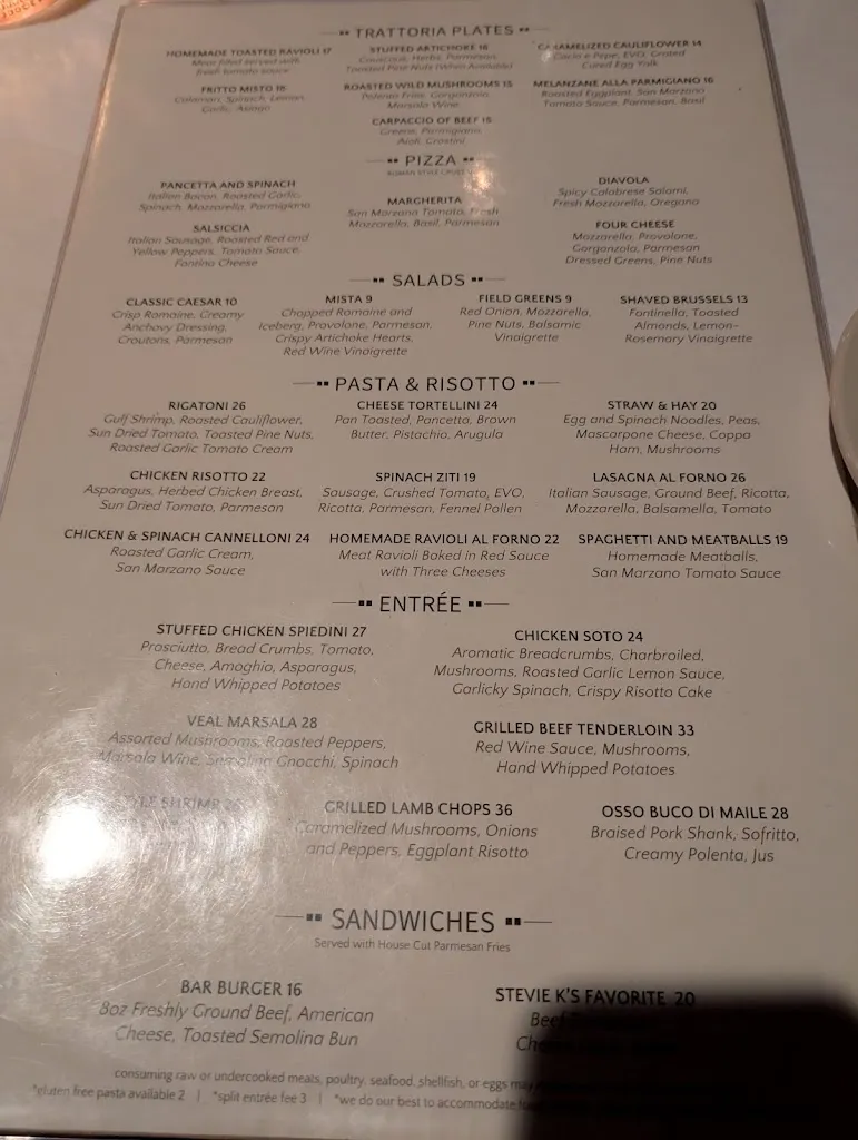 Menu_Trattoria Marcella_St. Louis, MO_image_old_1