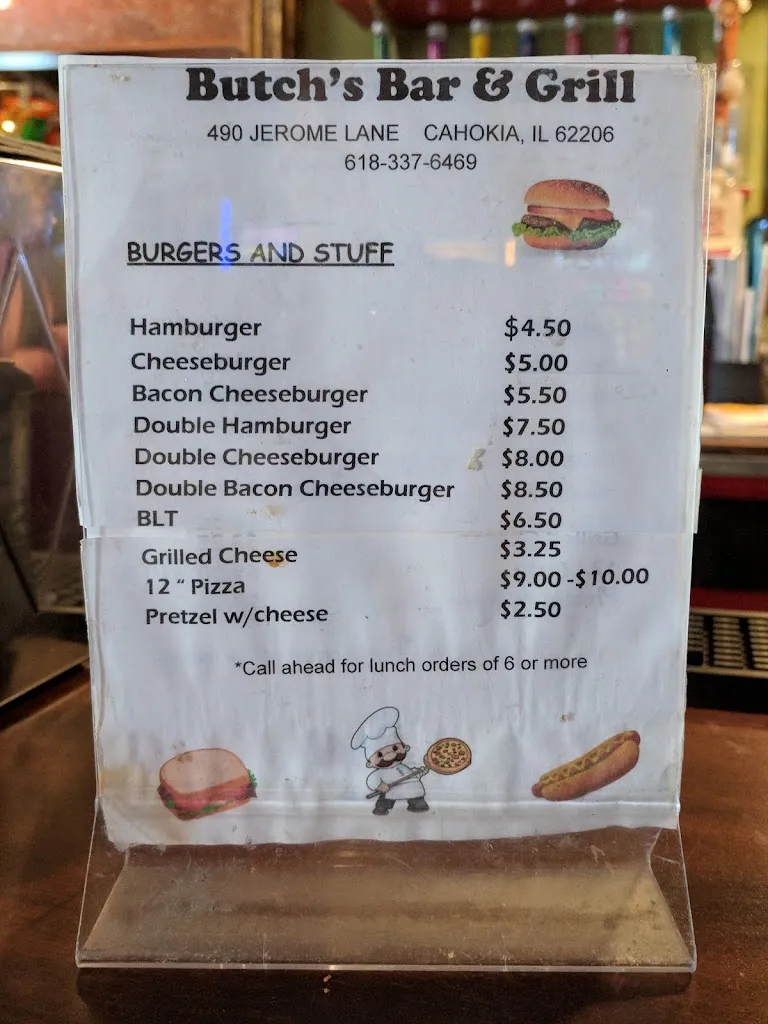Menu_Butch's Bar & Grill_Sauget, IL_image_old_3