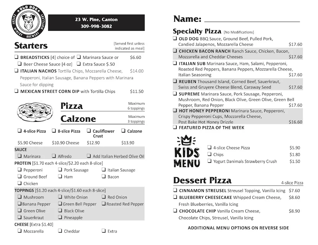 Menu_Old Dog_Canton, IL_image_old_1