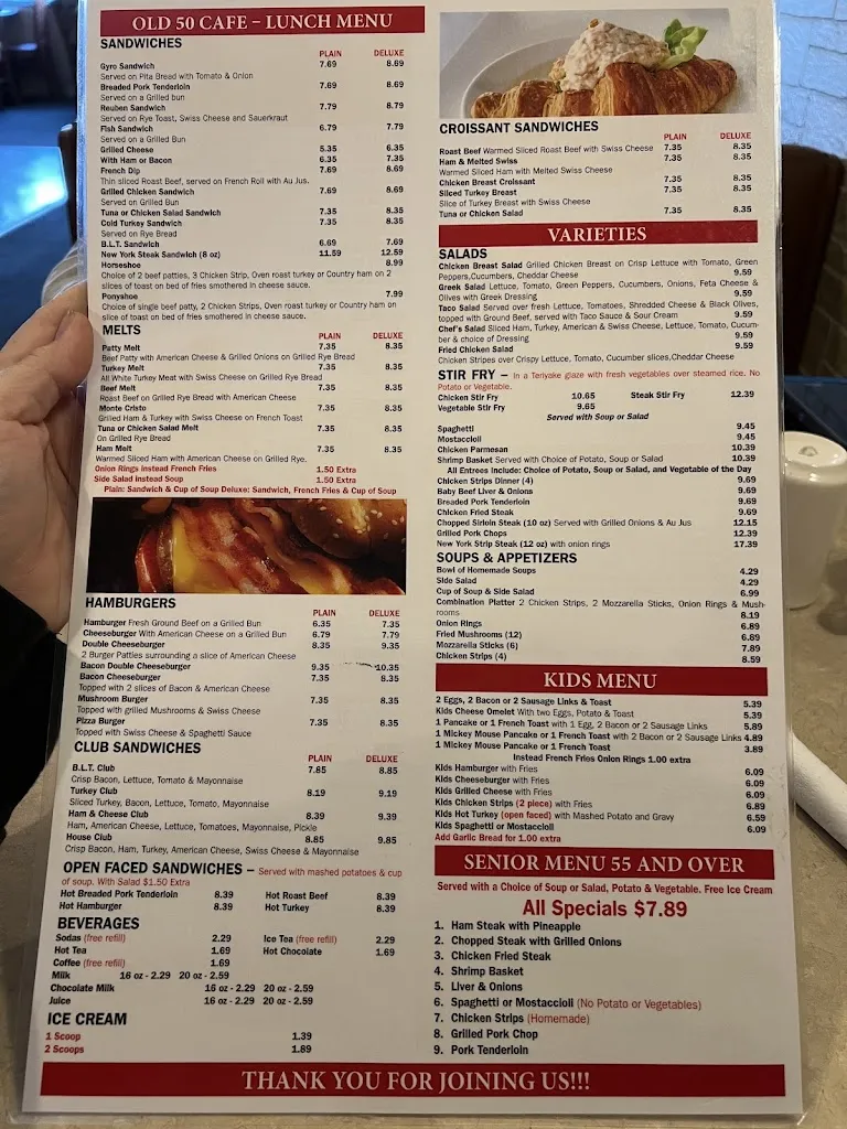 Menu_Old 50 Cafe_Carlyle, IL_image_old_3