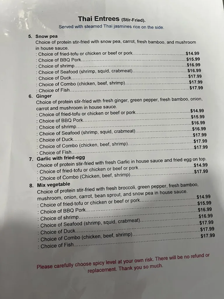 Menu_Lanxang Thai Restaurant_Champaign, IL_image_old_3