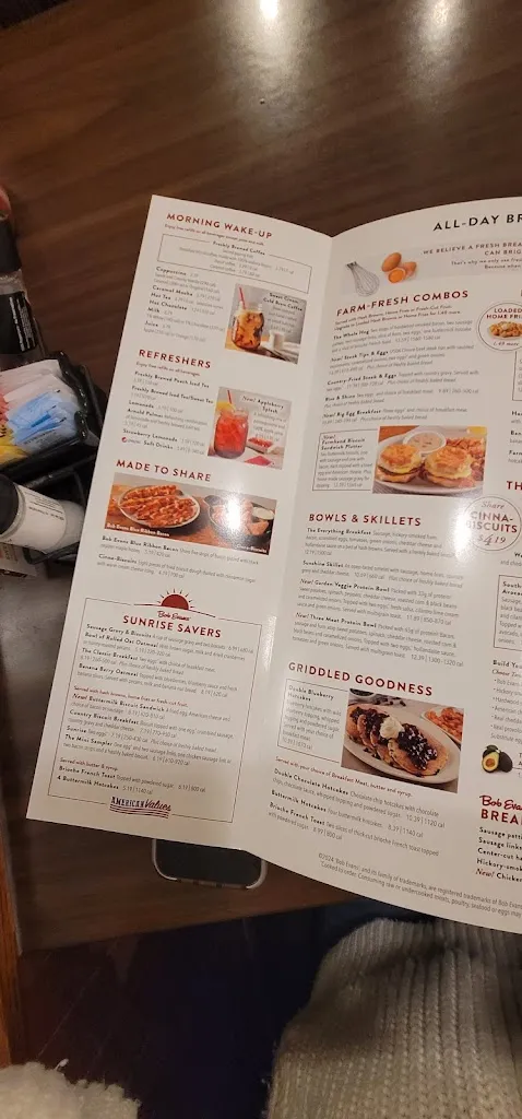 Menu_Bob Evans_Springfield, IL_image_old_2