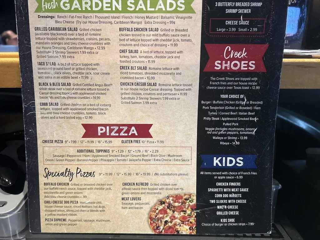 Menu_The Creek Pub & Grill_Chatham, IL_image_old_2