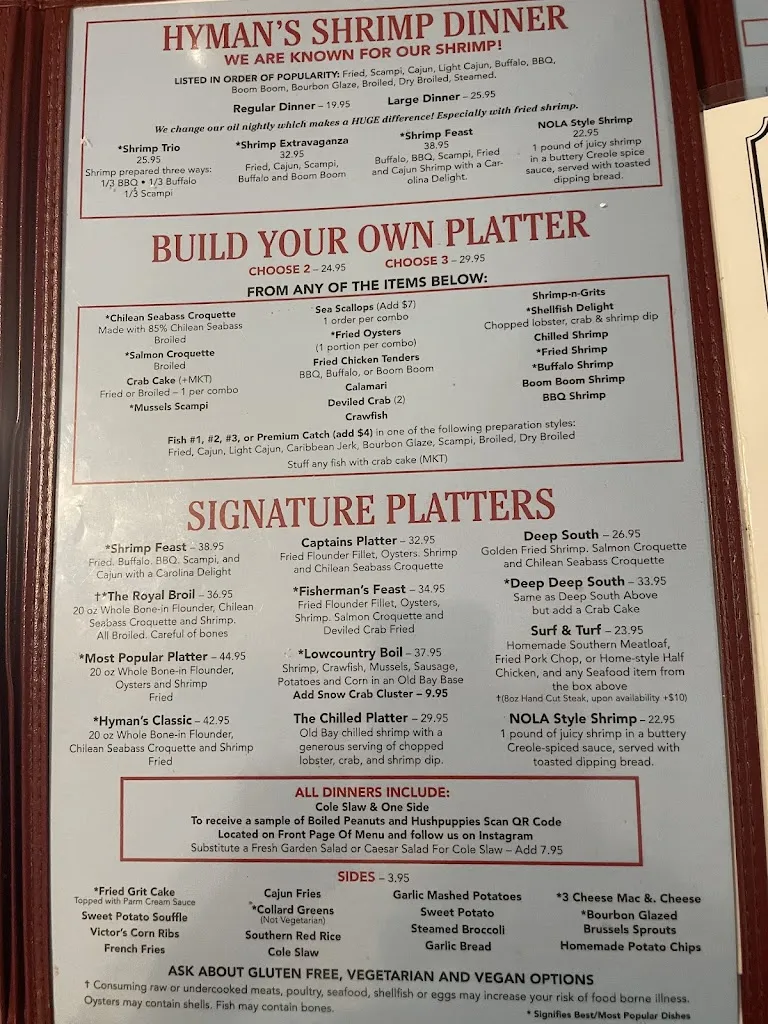 Menu_Hyman's Seafood_Charleston, SC_image_old_2