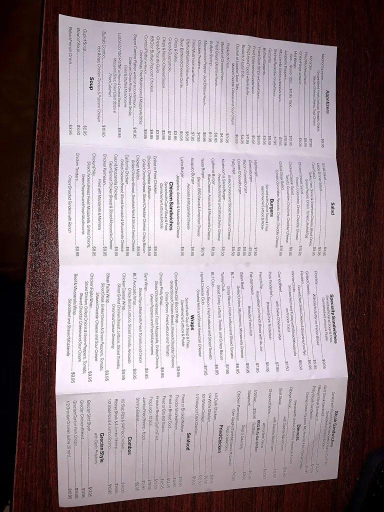 Menu_Lallos Bar & Grill_Channahon, IL_image_old_1