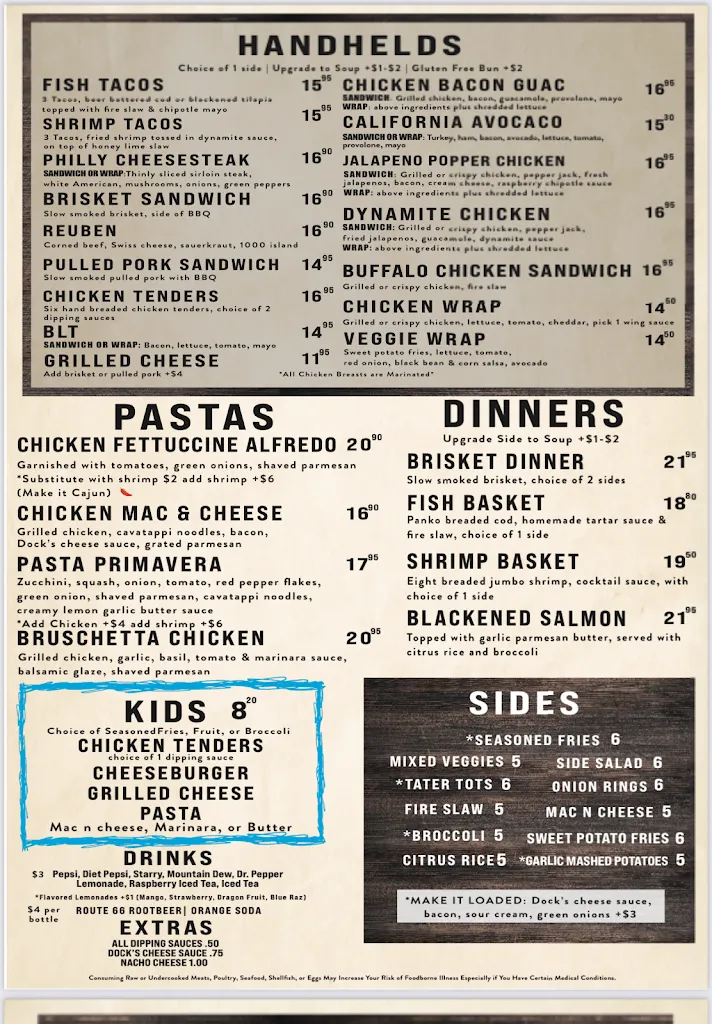 Menu_Dock Rotz Tavern_Minooka, IL_image_old_1