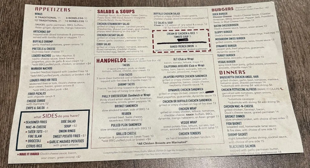 Menu_Dock Rotz Tavern_Minooka, IL_image_old_3