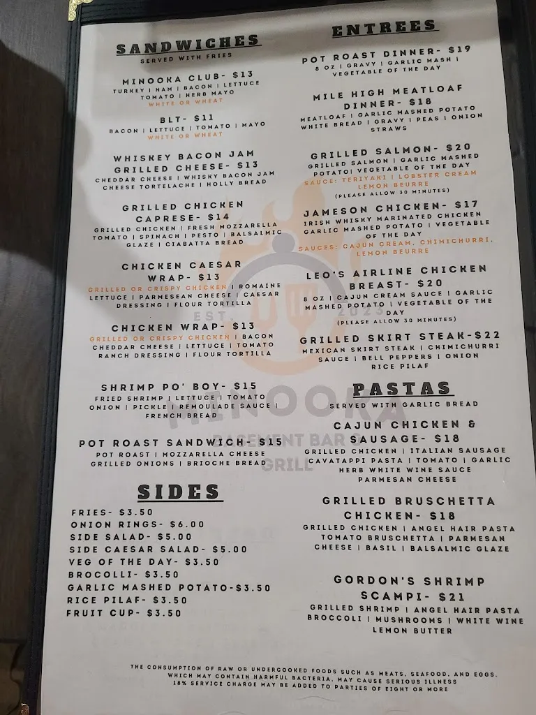 Menu_Minooka Basement Bar & Grill- Banquets_Minooka, IL_image_old_3