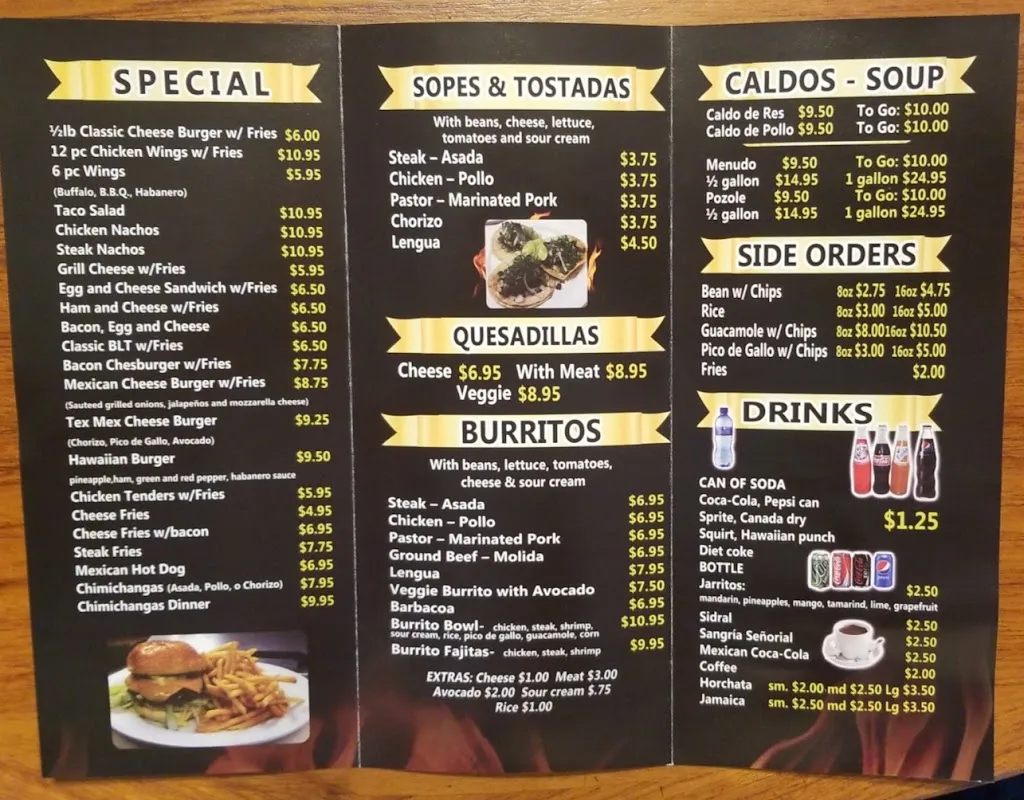 Menu_BRASAS_Cicero, IL_image_old_2