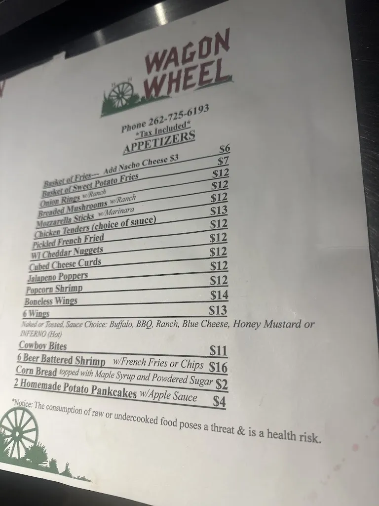 Menu_Wagon Wheel Delavan_Delavan, WI_image_old_2