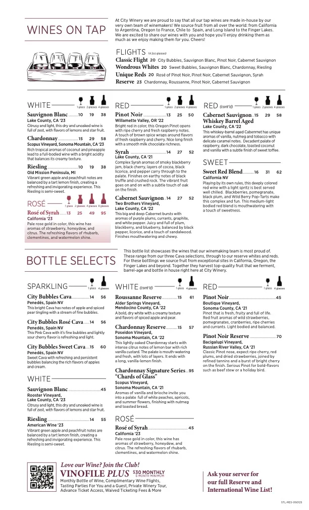 Menu_City Winery St. Louis_St. Louis, MO_image_old_2