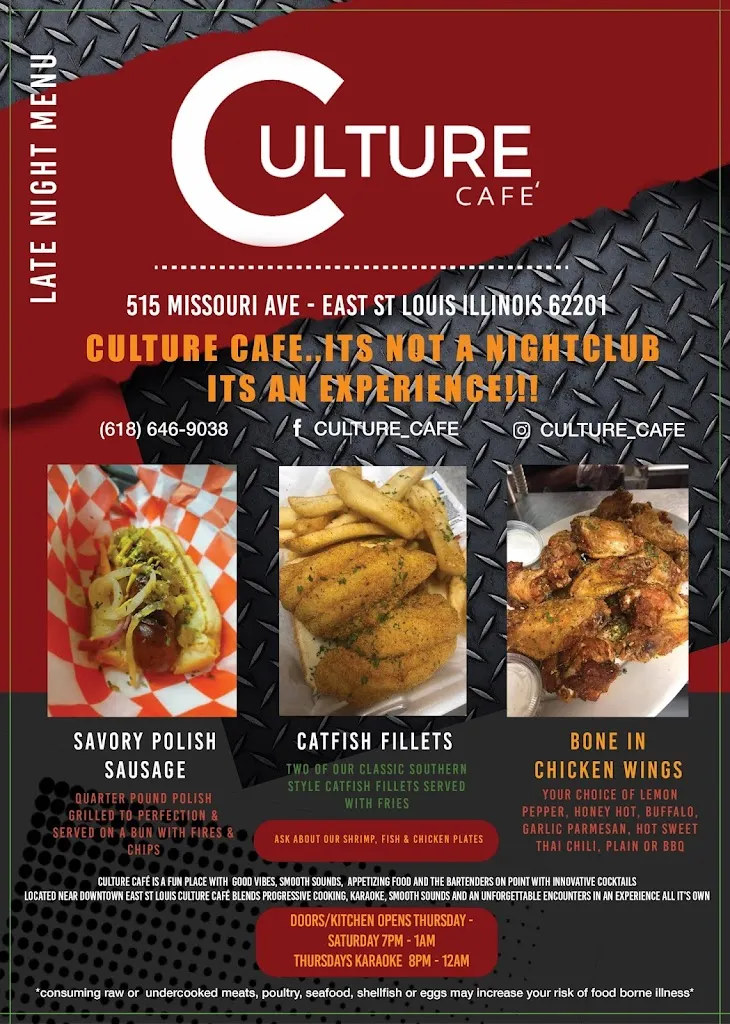 Menu_Culture Café_East St Louis, IL_image_old_1