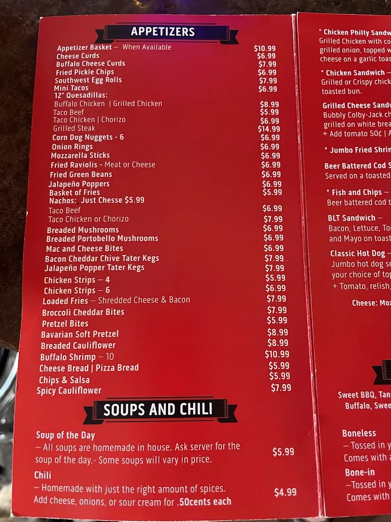 Menu_ALY ANNE'S Bar And Grill_Dwight, IL_image_old_2