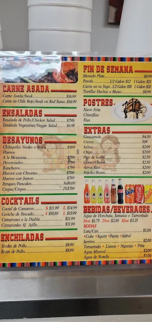 Menu_La Pasadita_Elwood, IL_image_old_3