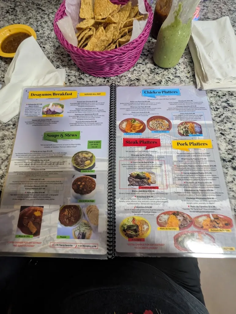 Menu_Mi Tierra Bonita Mexican Restaurant_Fairmont City, IL_image_old_2