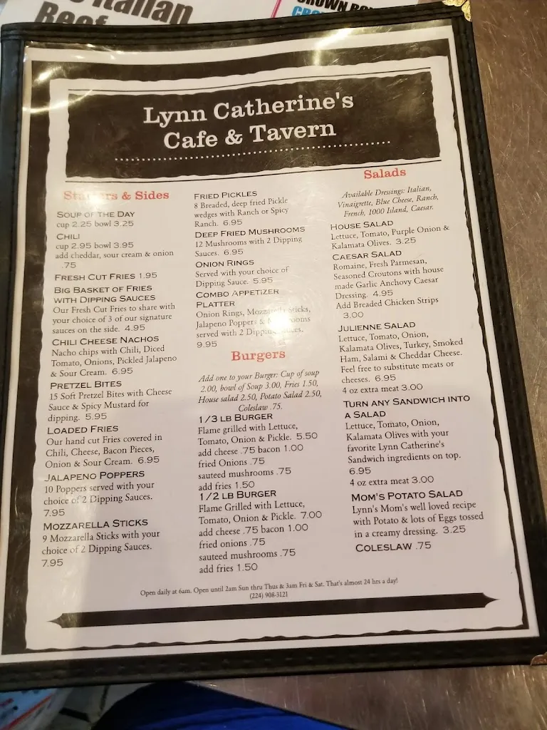 Menu_Lynn Catherines_Fox Lake, IL_image_old_1