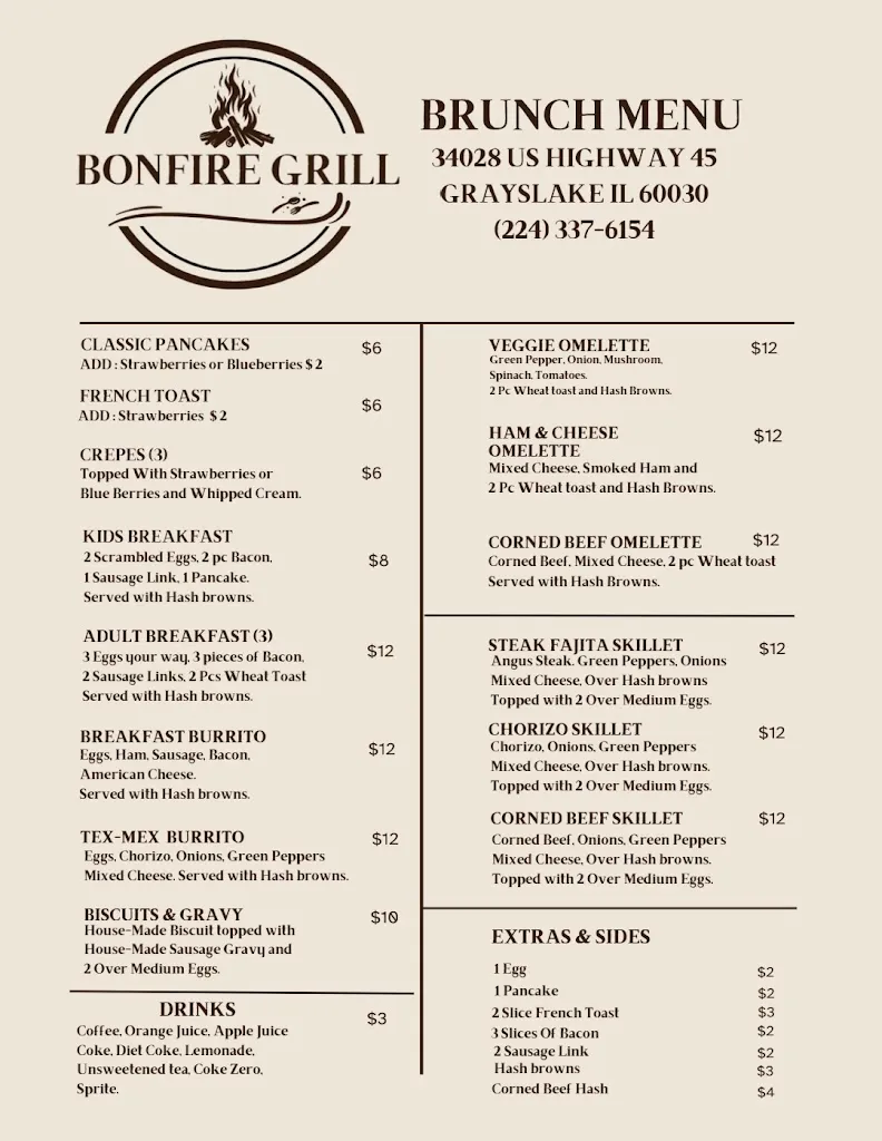Menu_Bonfire Grill_Grayslake, IL_image_old_1