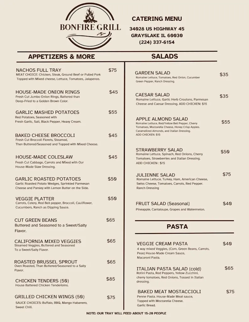 Menu_Bonfire Grill_Grayslake, IL_image_old_2