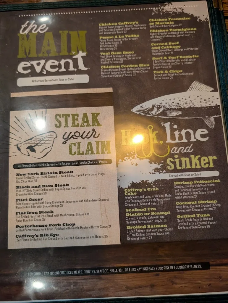 Menu_Caffrey's_Forked River, NJ_image_old_2