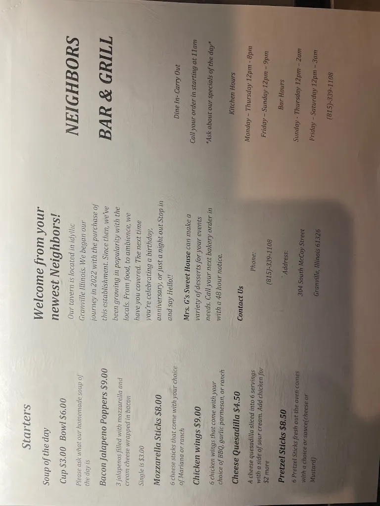 Menu_Neighbors_Granville, IL_image_old_1