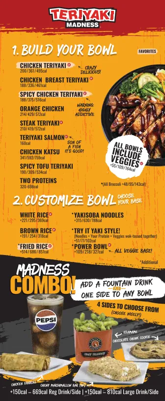 Menu_Teriyaki Madness_Gurnee, IL_image_old_1