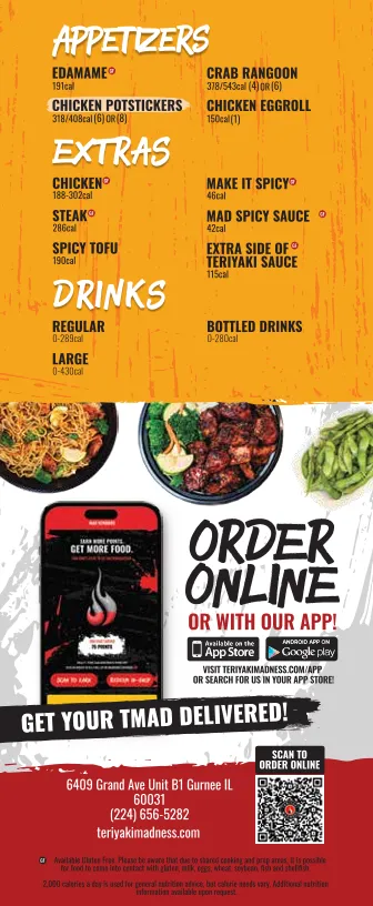 Menu_Teriyaki Madness_Gurnee, IL_image_old_2