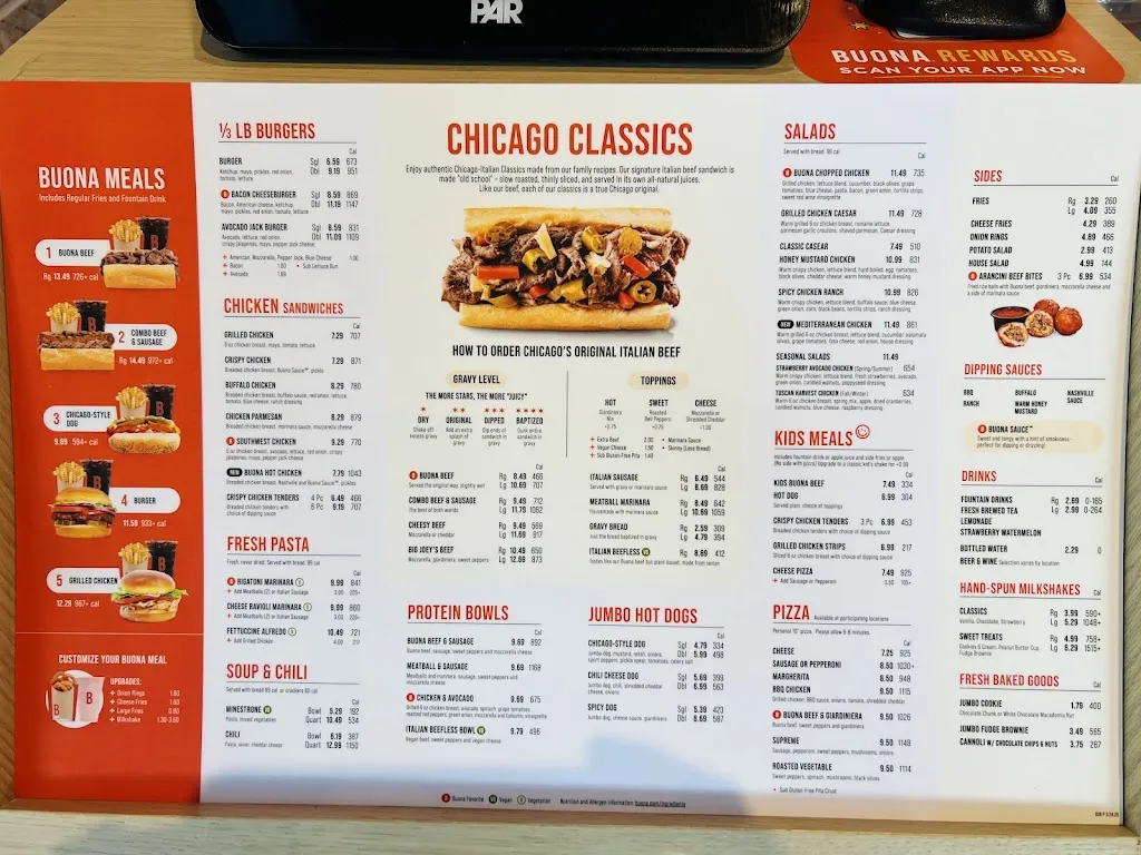 Menu_Buona_Gurnee, IL_image_old_1