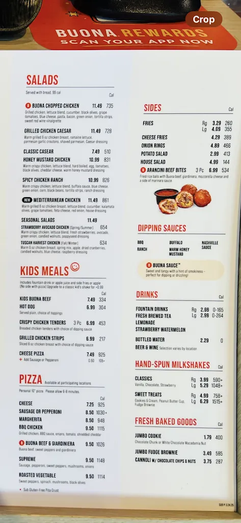 Menu_Buona_Gurnee, IL_image_old_3