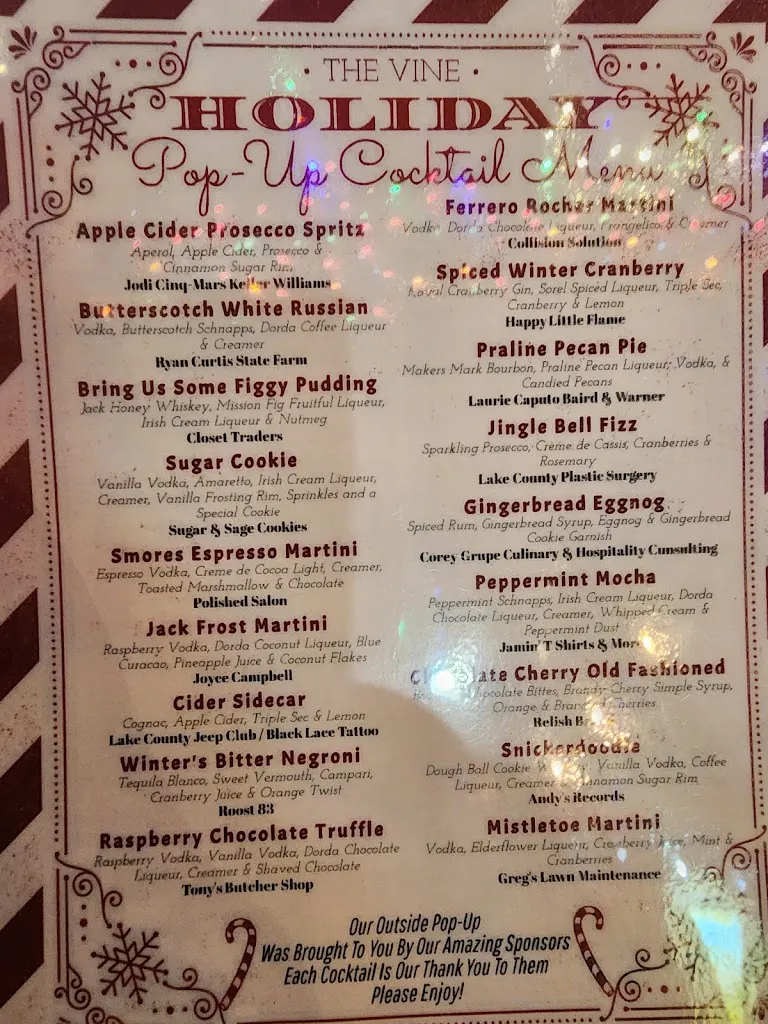 Menu_The Vine - Martini & Wine Bar_Grayslake, IL_image_old_3