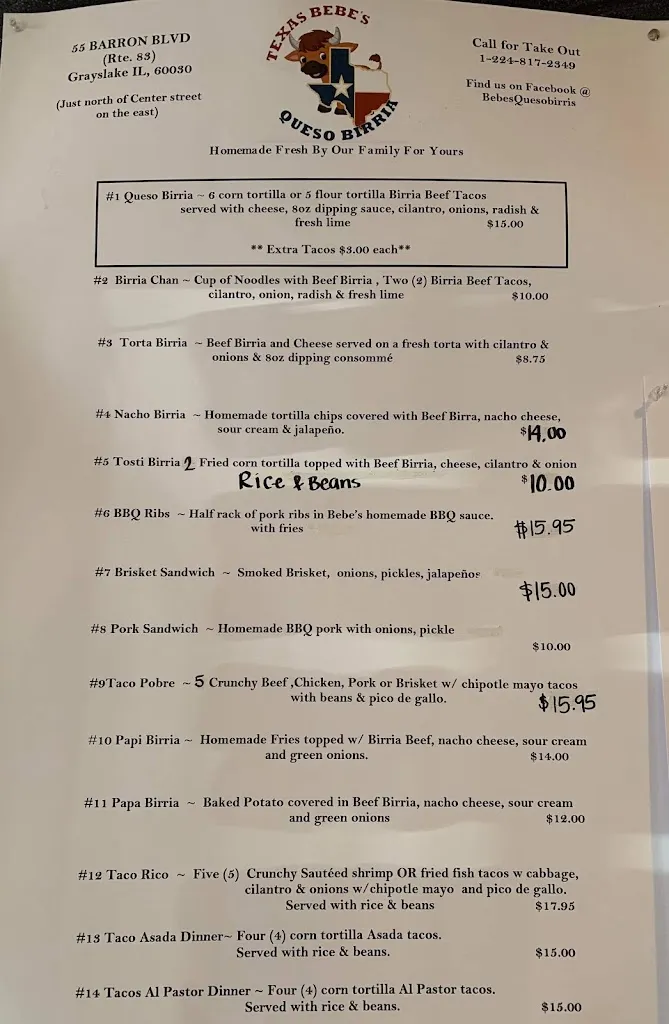 Menu_Texas Bebe's Quesobirria_Grayslake, IL_image_old_1