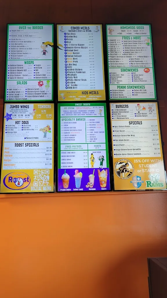 Menu_Roost 83 Chicago Style Grill_Grayslake, IL_image_old_2