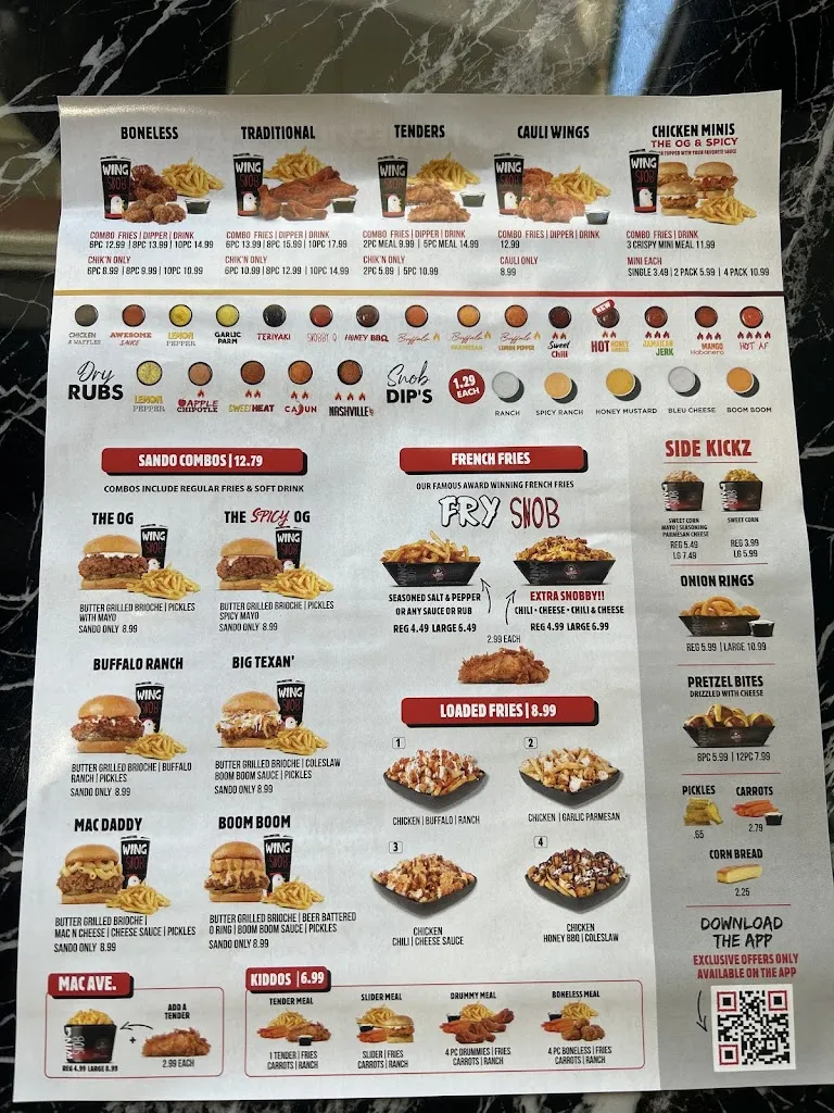 Menu_Wing Snob_Hainesville, IL_image_old_1