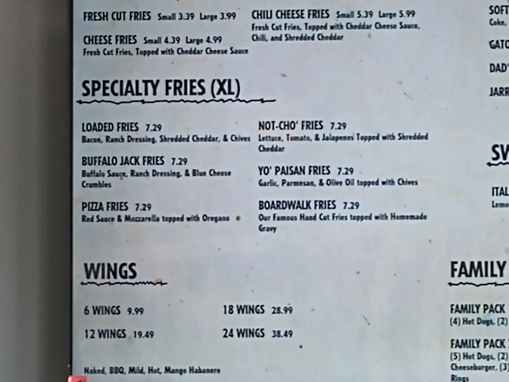 Menu_Big Jack's_Round Lake Park, IL_image_old_1