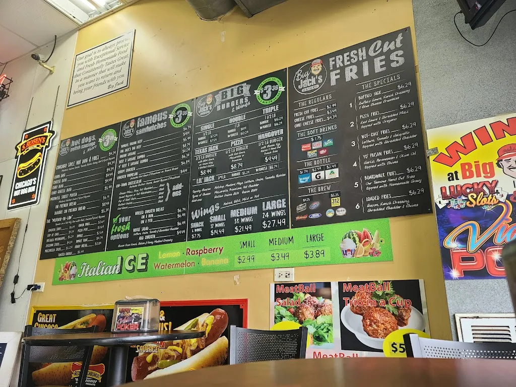 Menu_Big Jack's_Round Lake Park, IL_image_old_2