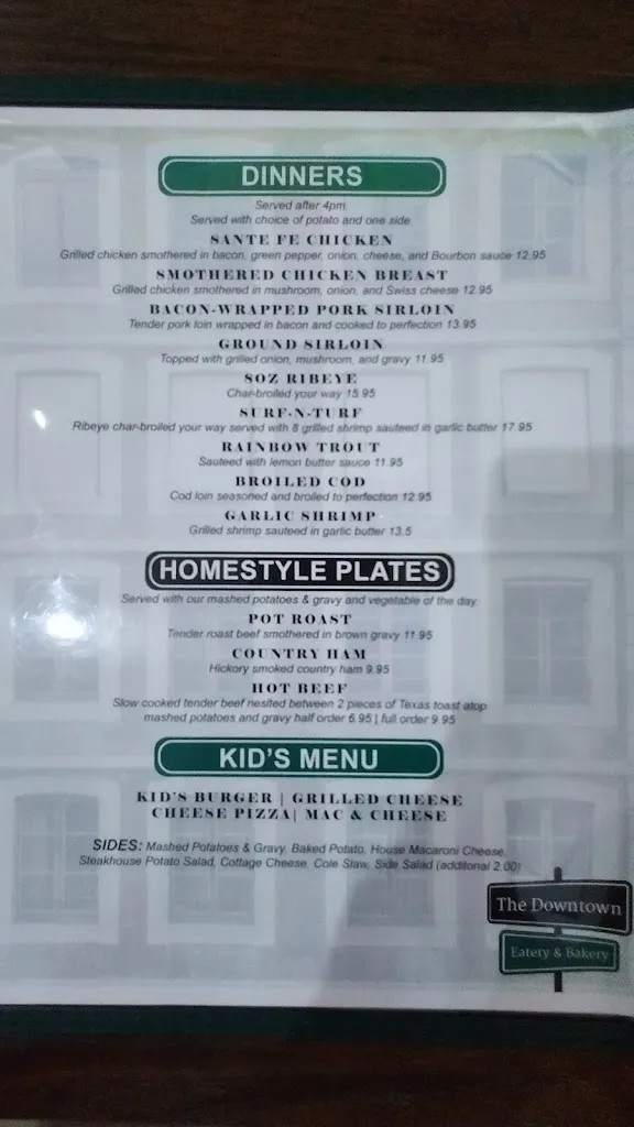 Menu_The Downtown Eatery & Bakery_Kewanee, IL_image_old_2