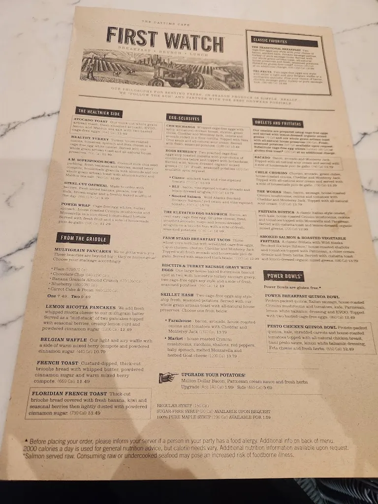 Menu_First Watch_Kildeer, IL_image_old_1