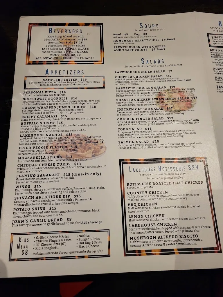 Menu_LakeHouse Restaurant_Lake Villa, IL_image_old_1