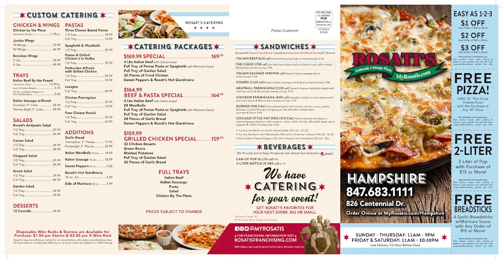 Menu_Rosati's Pizza_Lakemoor, IL_image_old_2