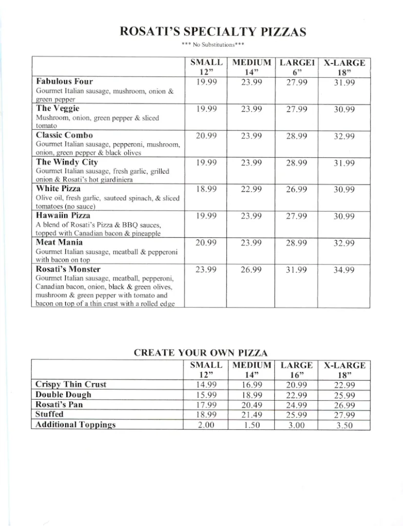Menu_Rosati's Pizza_Lakemoor, IL_image_old_3