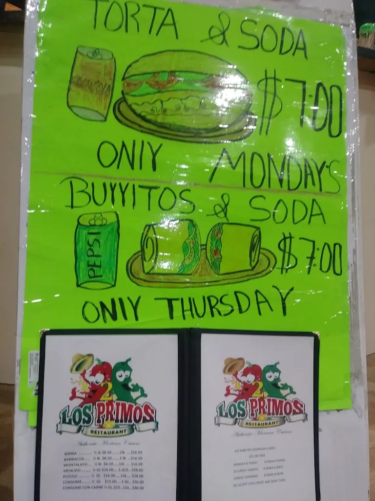 Menu_Los Dos Primos Mexican Restaurant_Lakemoor, IL_image_old_3