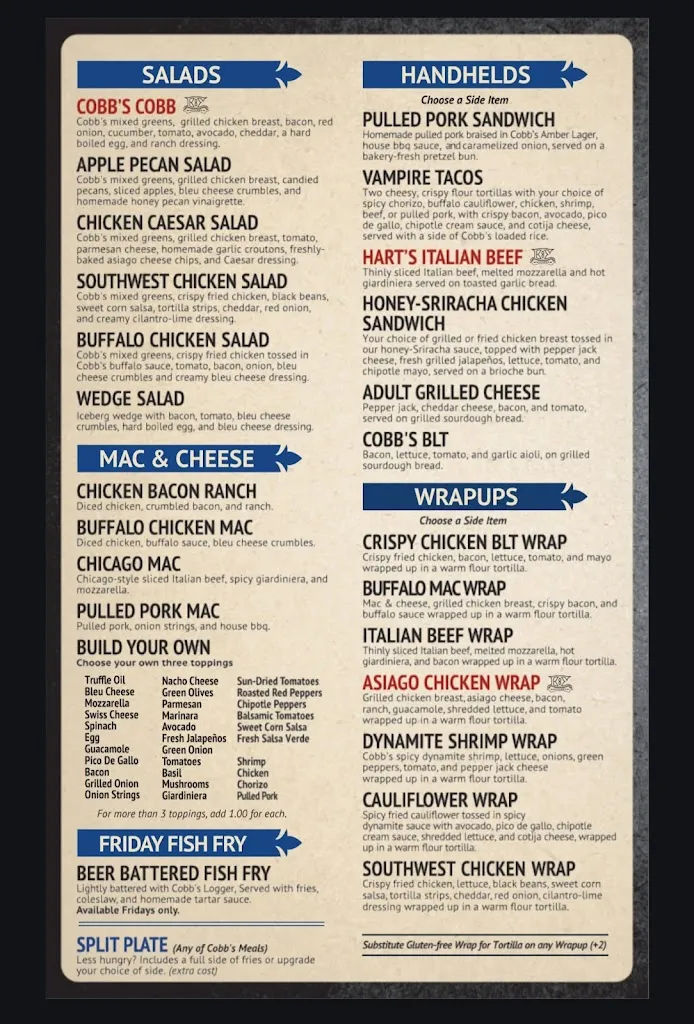 Menu_D.C. Cobb's_McHenry, IL_image_old_2