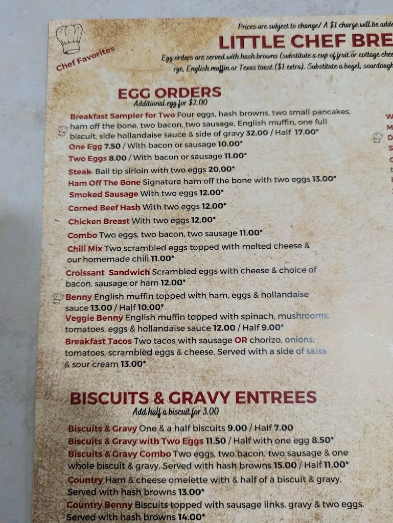 Menu_Little Chef_McHenry, IL_image_old_3